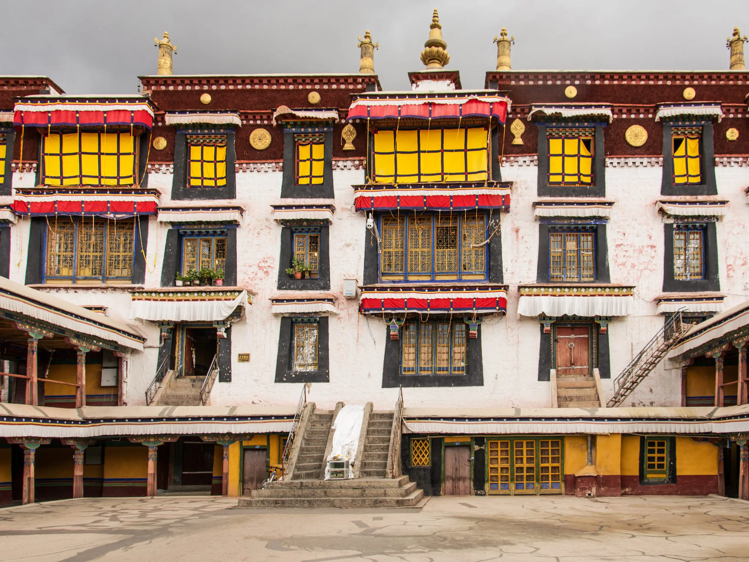Drepung monastery assembly halls Tibet