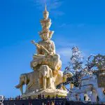 Mt. Emei golden summit Buddha statue