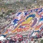 Shoton festival Tibet Drepung monastery