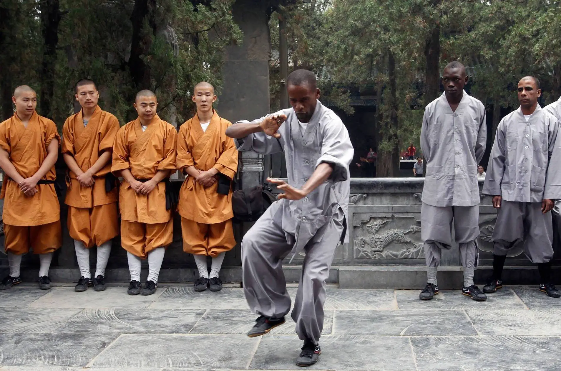 Kongfu learning in Shaolin temple