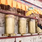 Prayers outside Potala Tibet