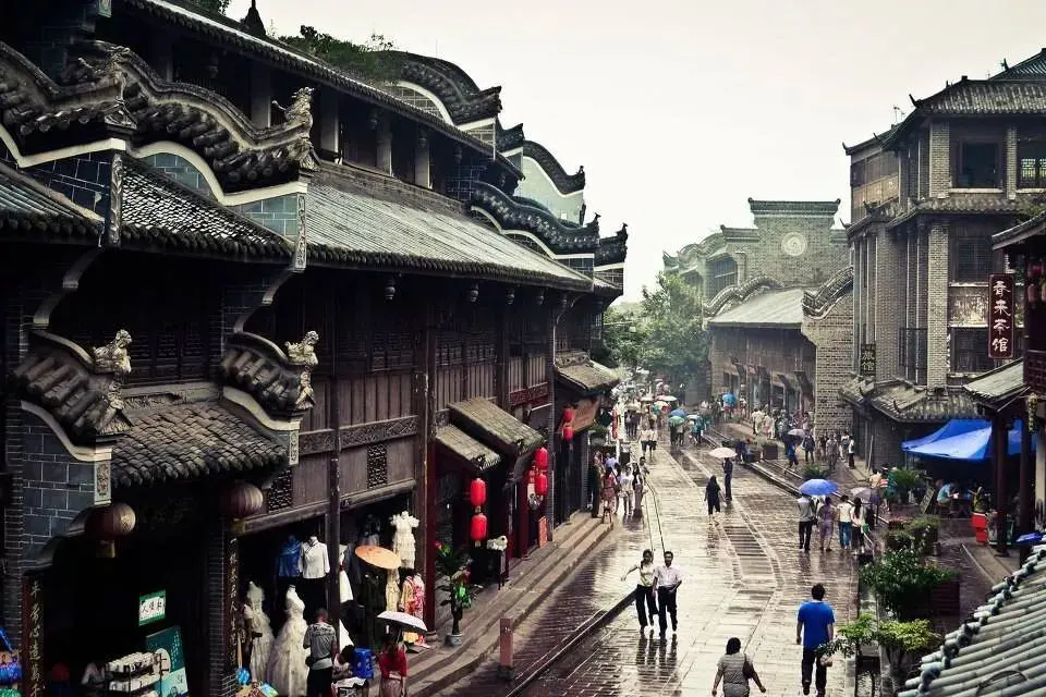 Luodai ancient town Sichuan