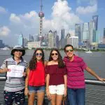 WindhorseTour Travelers at the Bund, Shanghai China