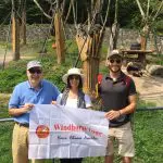 WindhorseTour Travelers at Chengdu Panda Base, China
