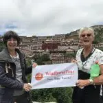 WindhorseTour Travelers at Ganden Monastery