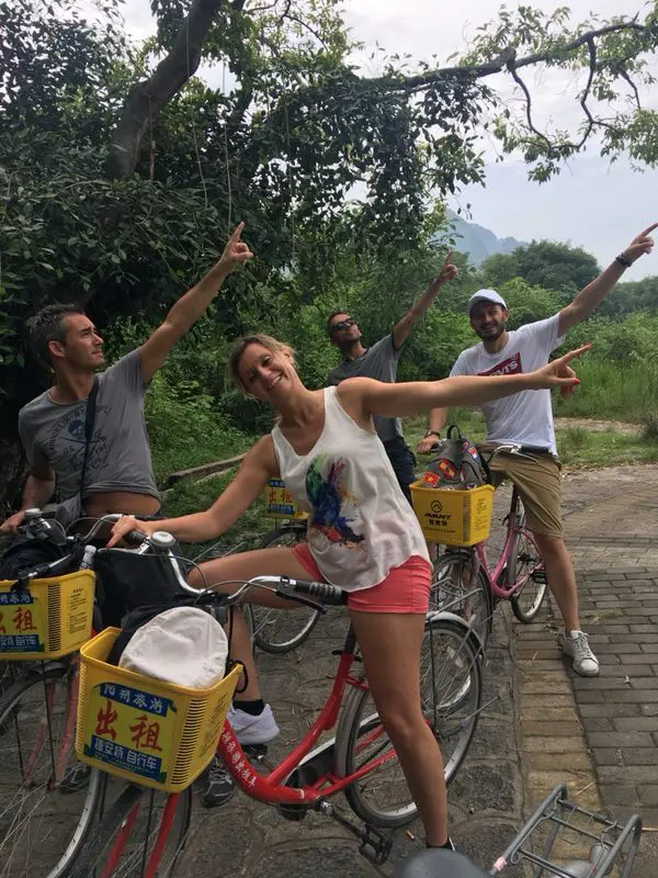 Cycling on Yangshuo countryside