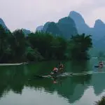 Bamboo Rafting Yulong River in Yangshuo