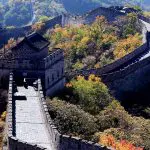 Beijing Mutianyu Great wall Autumn views