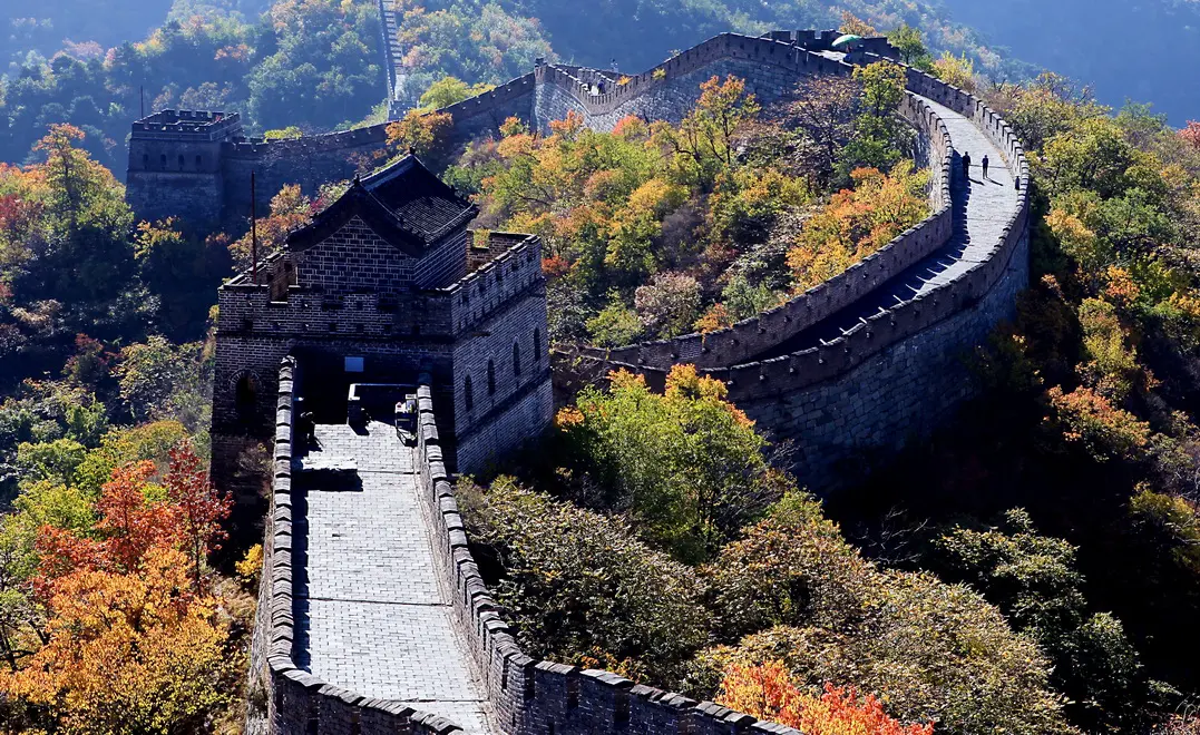 Beijing Mutianyu Great wall Autumn views