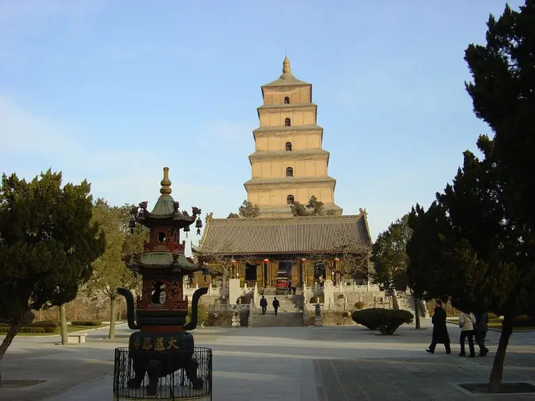 Big wild goose pagoda Xian
