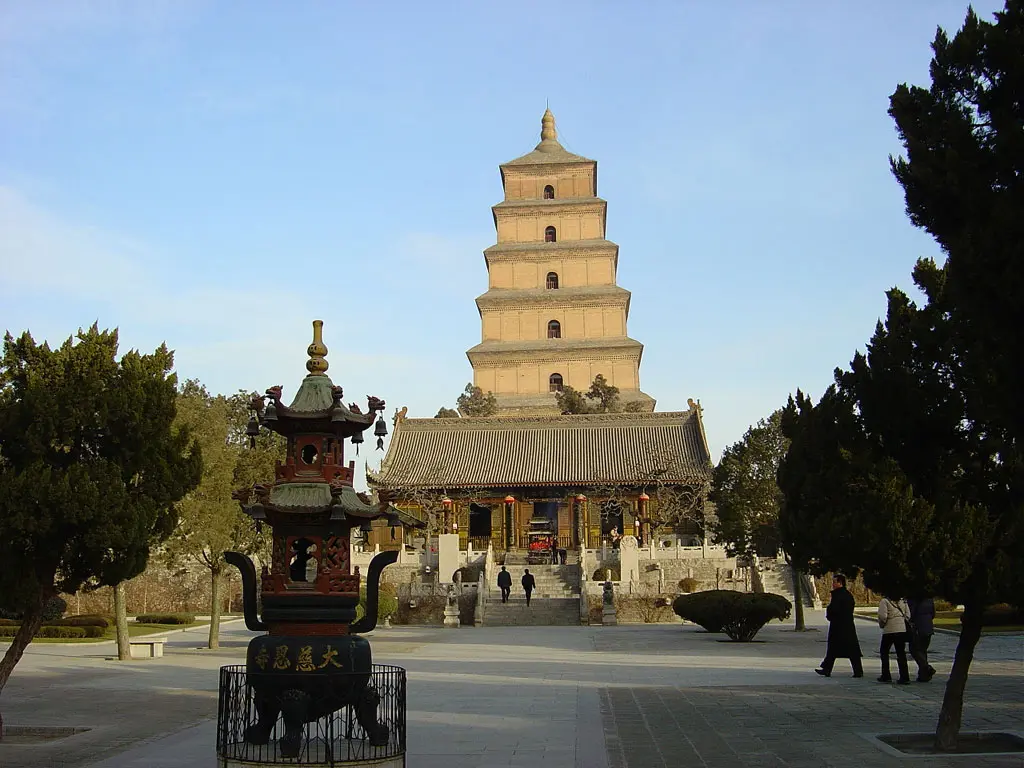 Big wild goose pagoda Xian