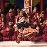 Cham dance Samye monastery