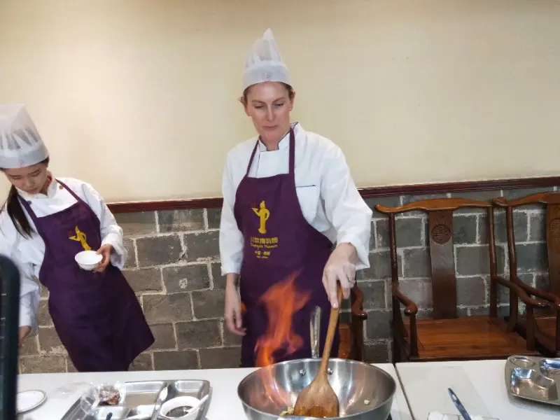 Cooking class in Chengdu