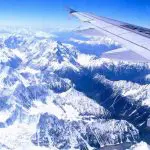 On the flight to Lhasa