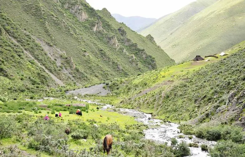 Ganden to Samye trek Tibet