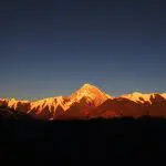 Gongga mountain view