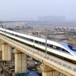 High speed train in China