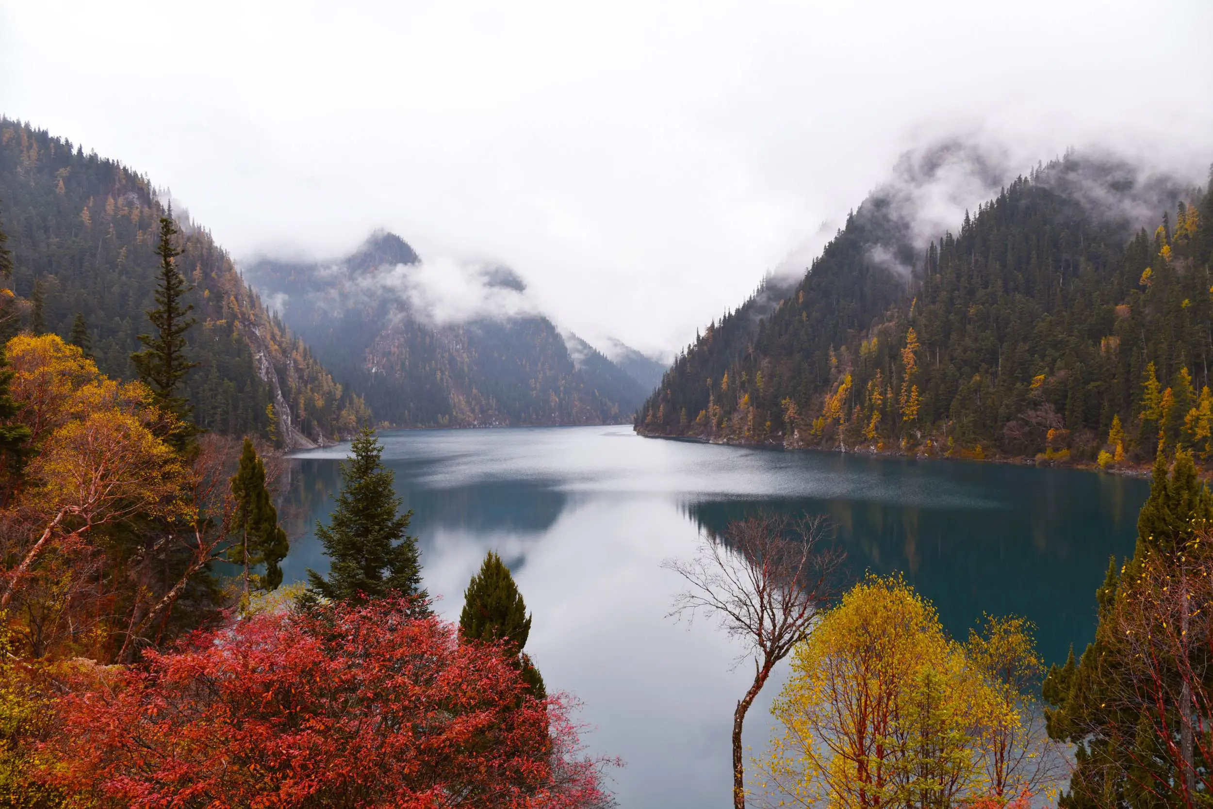 Late Autumn in Jiuzhaigou