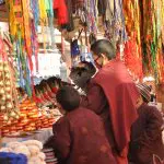 Live market in Shigatse
