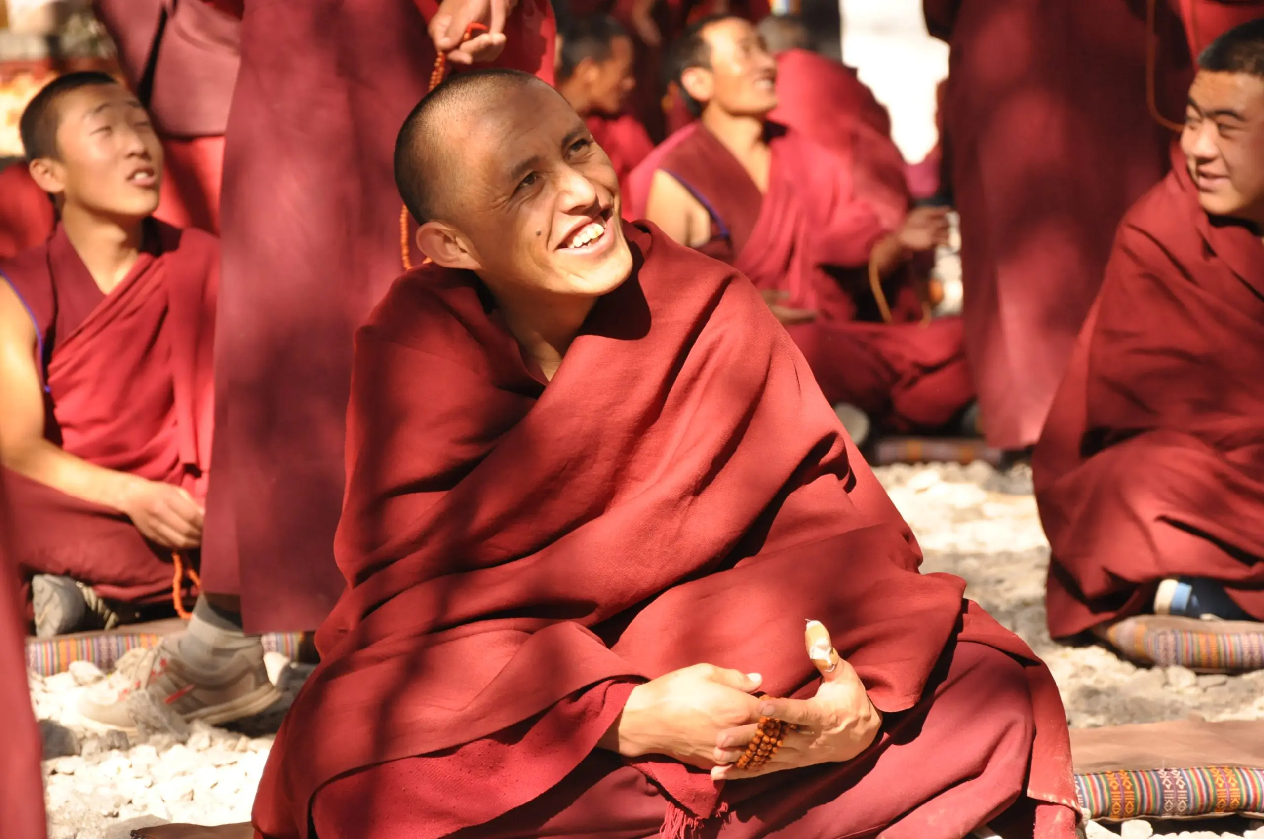 Monks debate at Sera monastery