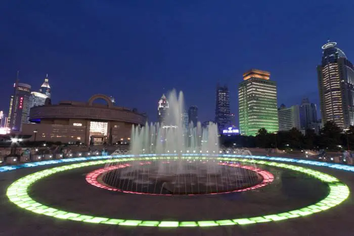 People square in Shanghai