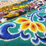 Sand mandala at Sera monastery