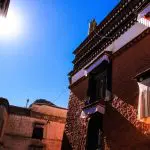 Tashilunpo Monastery under sunlight