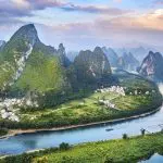 Xiang Gong Hill in Yangshuo – scenic overlook of the Li River and karst mountains