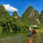 Yulong River Bamboo Rafting