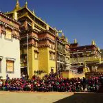 Corner of Ganden Suntseling Monastery