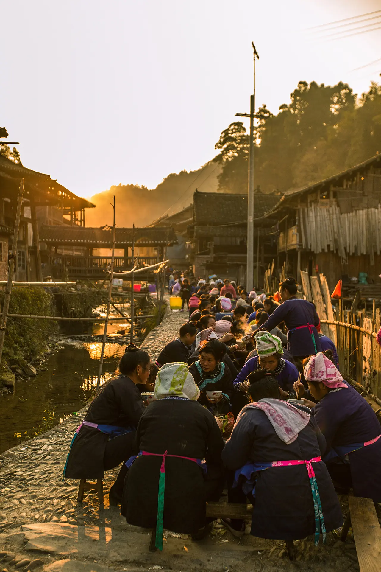 Dong people in Dali Dong Village Rongjiang