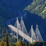 Guozigou Bridge on the way to Yining