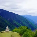 Haizi valley views Mt. Four Girls