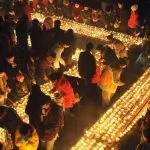 Local People during the Lotus Lantern Festival