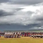 Nagchu horse race festival opening ceremony