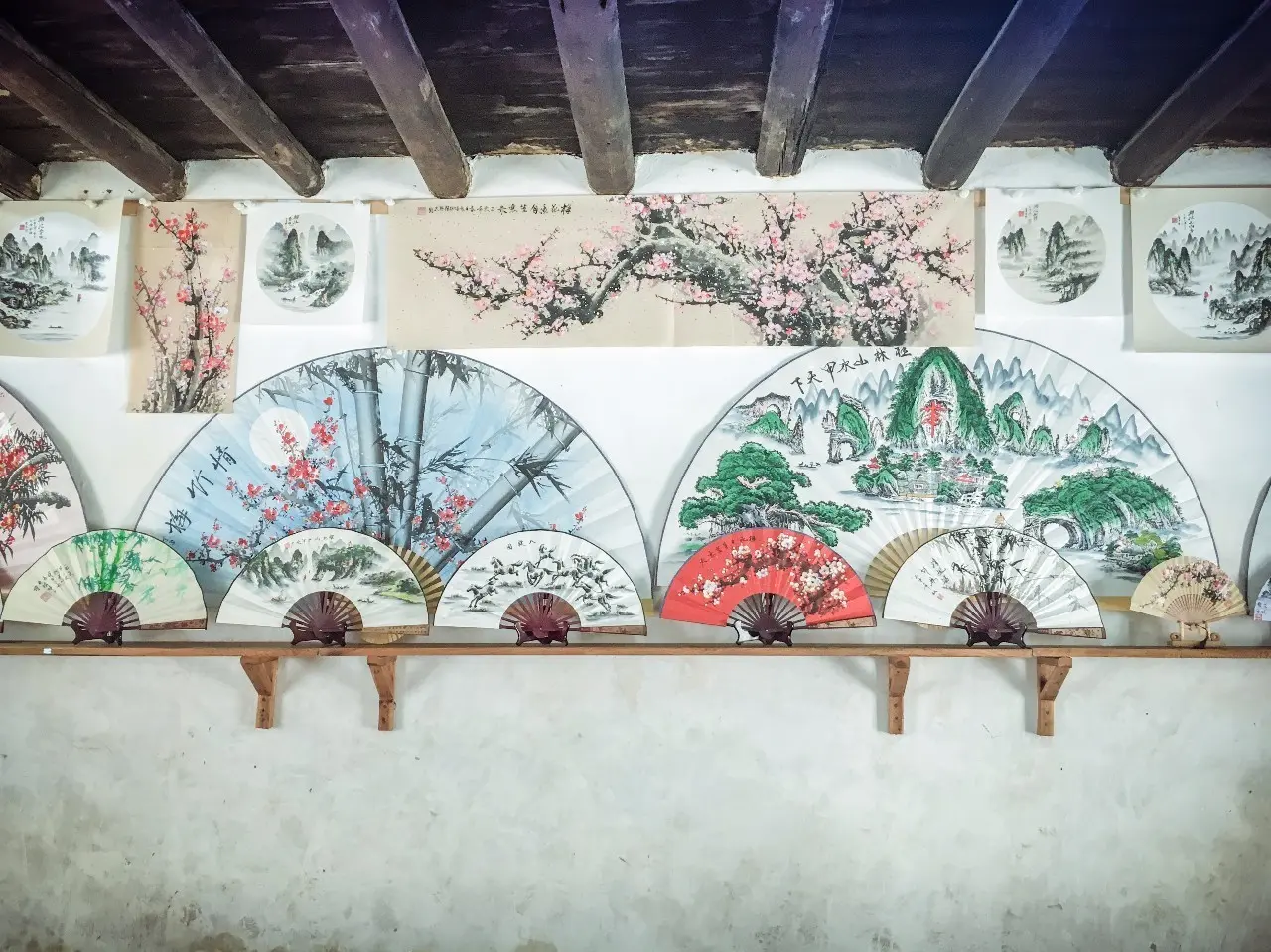 Typical fans in Fuli Yangshuo