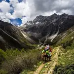 Trek up to the high pass