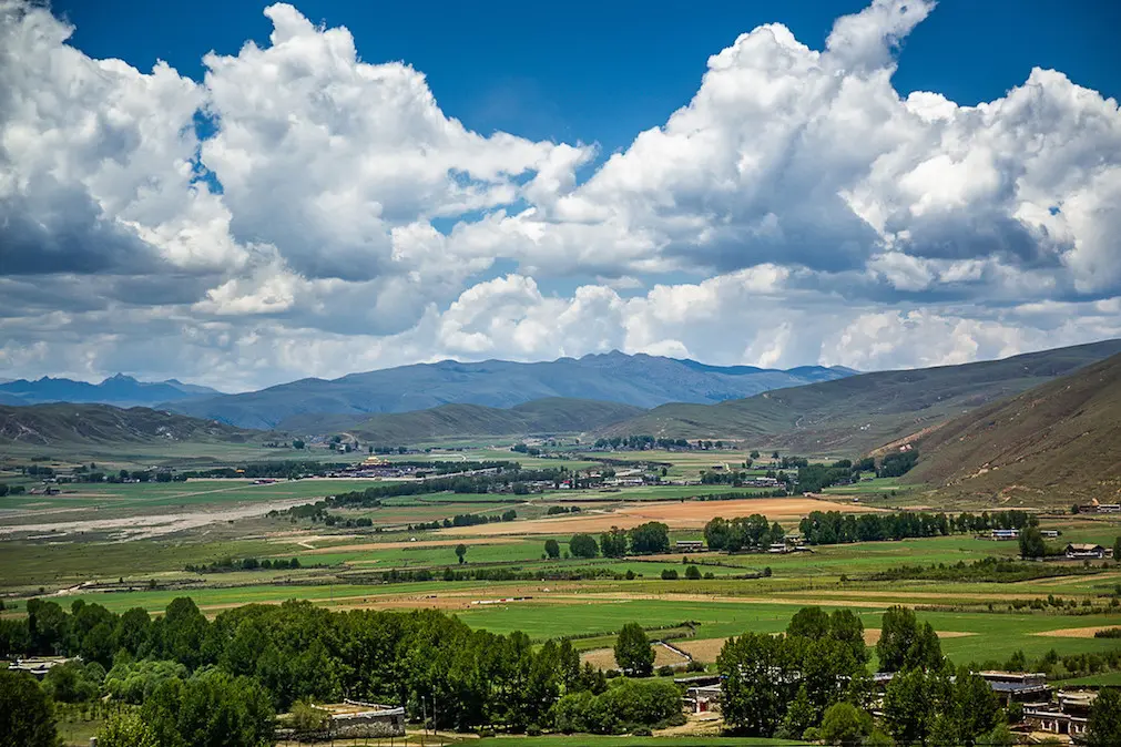 Village near Yala holy mountain base