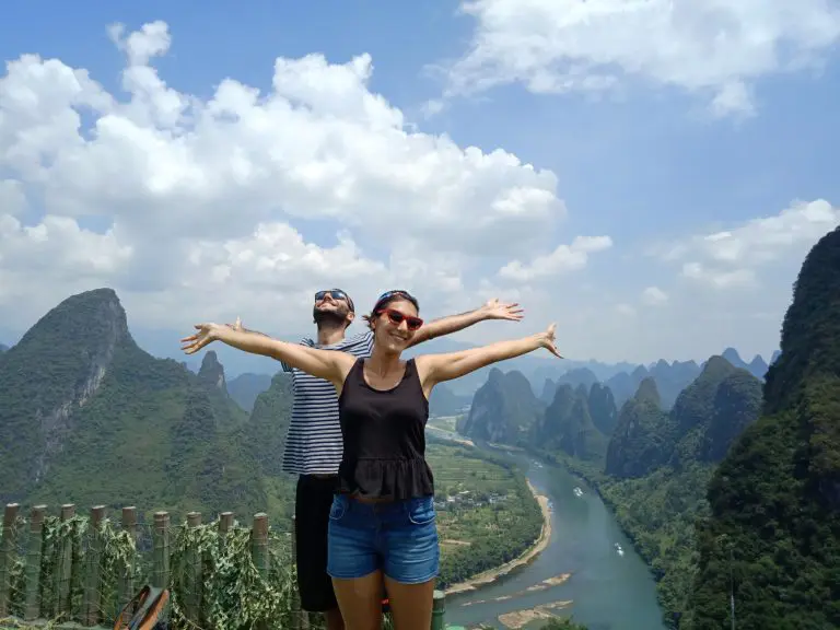 Xianggong Hill Li River viewpoint in Yangshuo
