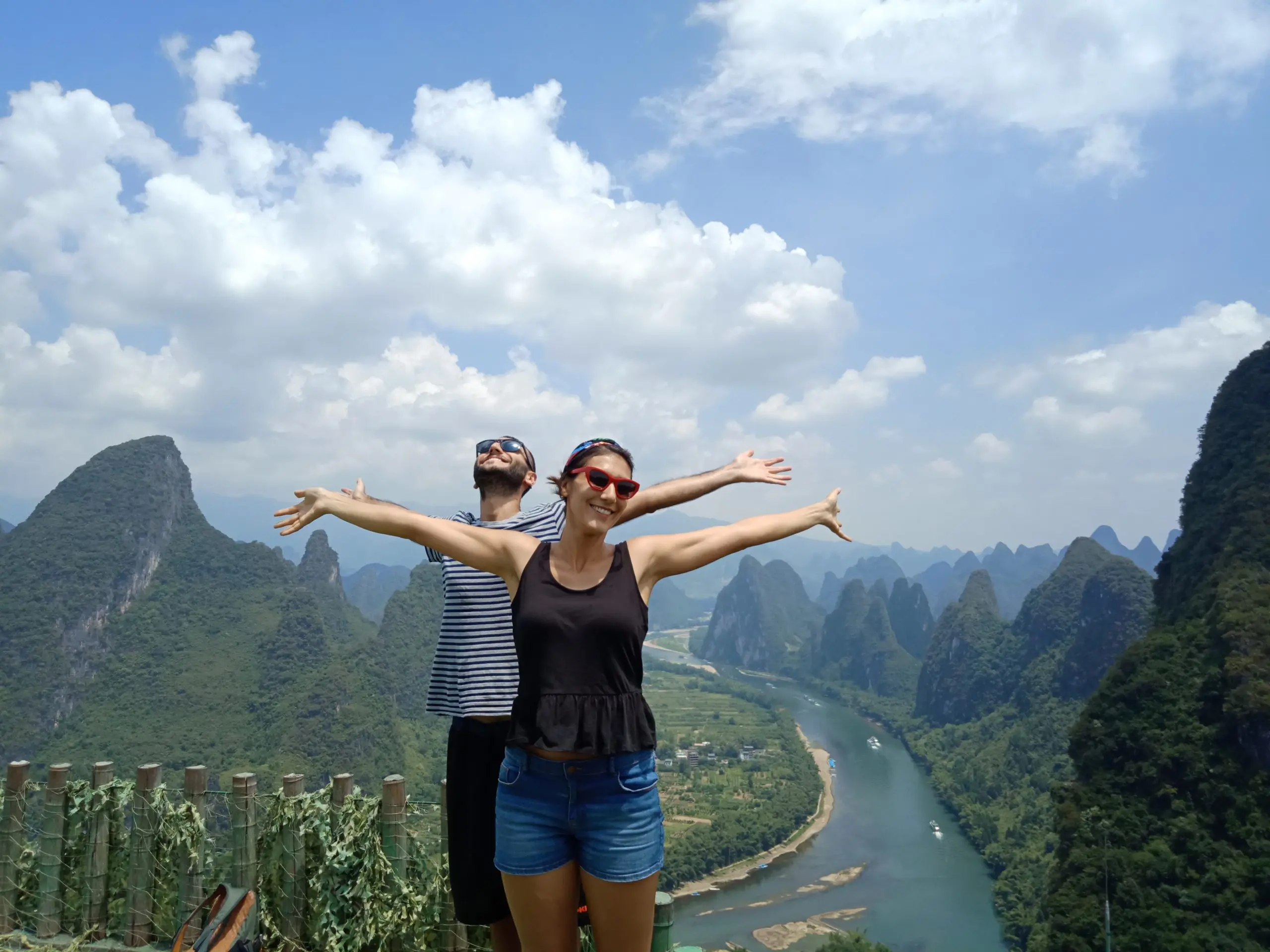 Xianggong Hill Li River viewpoint in Yangshuo