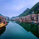 Beautiful Zhenyuan Ancient Town Guizhou