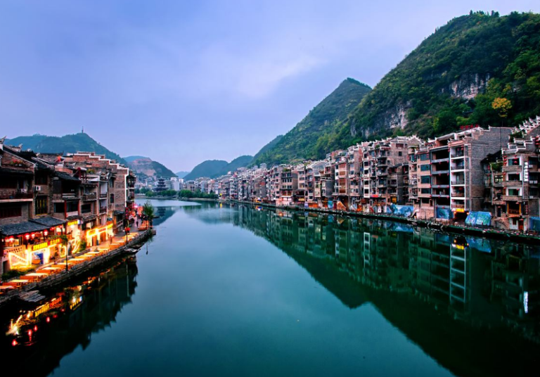Beautiful Zhenyuan Ancient Town Guizhou