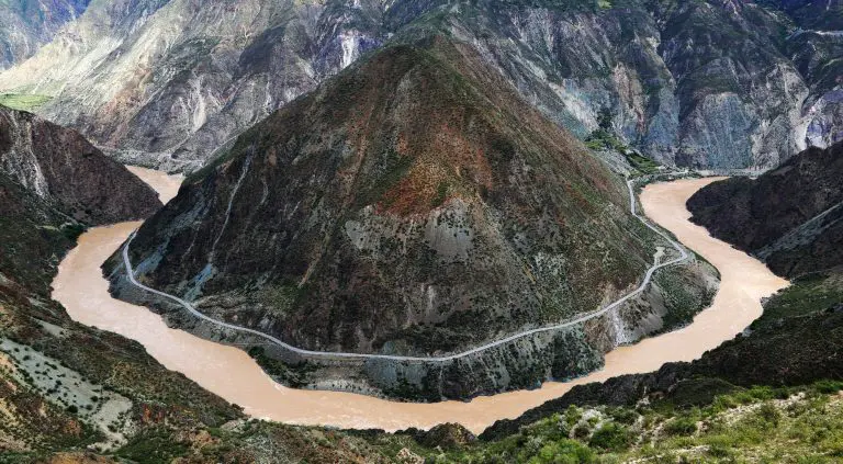 First Bend of Jinsha River