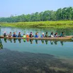 Boat ride Chitwan park