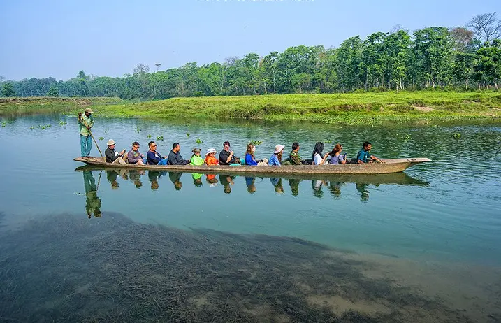 Boat ride Chitwan park