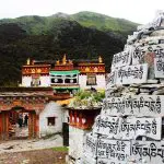 Chonggu Temple in Yading Natural Reserve