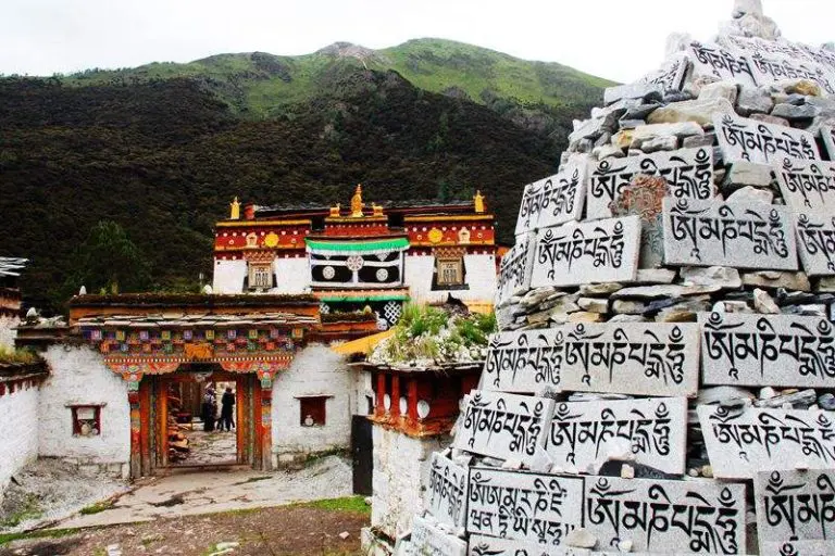 Chonggu Temple in Yading Natural Reserve