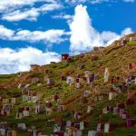Meditation Huts at Yarchen Monastery