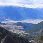 Mountain road from Rawok to Pomi