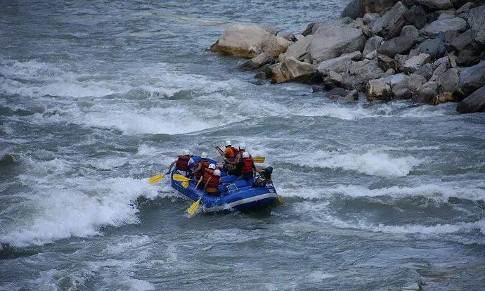 Rafting on River Kali Gandaki